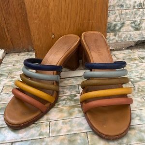 Rainbow wedges by Madewell